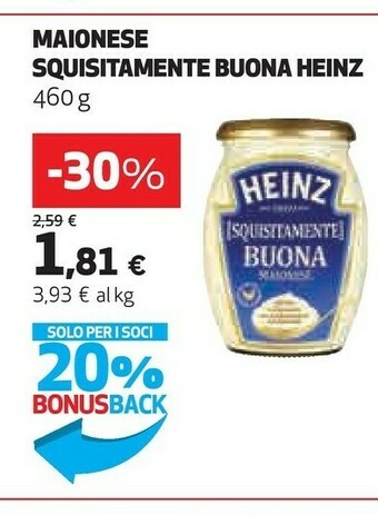 Coop Heinz Maionese offerta