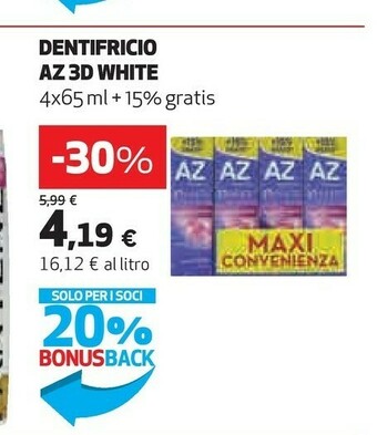 Coop Az Dentifricio offerta
