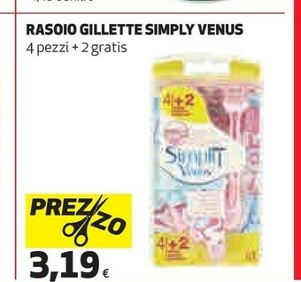 Coop Gillette Rasoio offerta