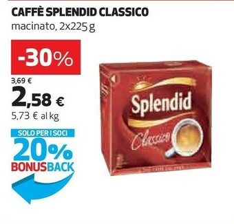 Coop Splendid Caffè offerta