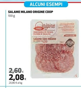 Coop Salame milano offerta