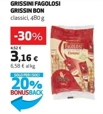 Coop Grissin bon Grissini offerta