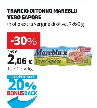 Coop Mareblu Tonno offerta