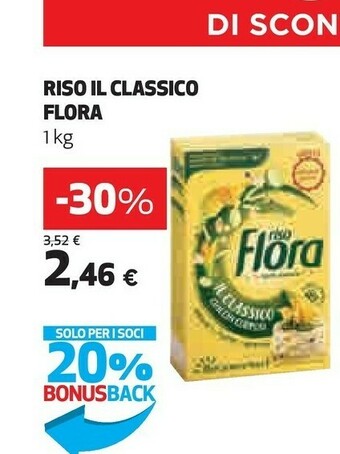 Coop Flora Riso offerta