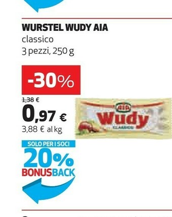 Coop Aia Wurstel offerta