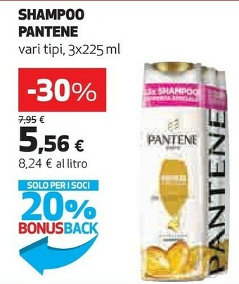 Coop Pantene Shampoo offerta