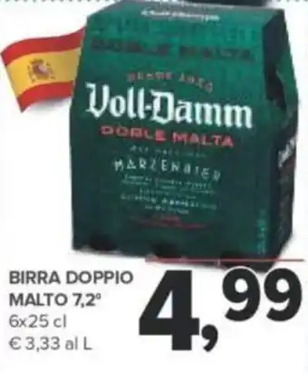 Todis Doppio Malto Birra 7,2º 6 x 25 cl offerta
