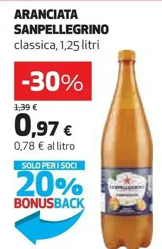 Coop San Pellegrino Aranciata Classica offerta