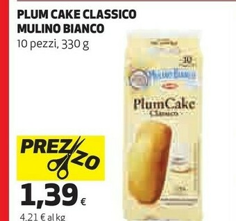 Coop Mulino Bianco Plum Cake Integrali 330 G(ml) offerta