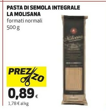Coop La Molisana Pasta Di Semola Integrale offerta
