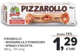 Todis Pizzarollo Mozzarella E Pomodoro, Spinaci E Ricotta 180 g offerta