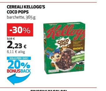 Coop Kelloggs Cereali Coco Pops offerta
