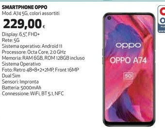 Coop Oppo Smartphone android offerta