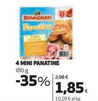 Coop Rovagnati 4 Mini Panatine offerta