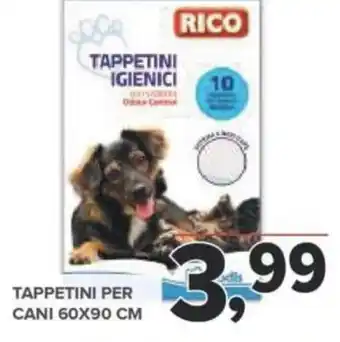 Todis Rico Tappetini Per Cani 60 x 90 cm offerta