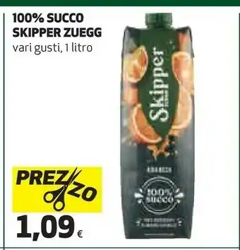 Coop Zuegg Skipper Arancia Rossa 1000 G(ml) offerta