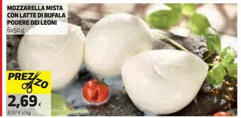 Coop Podere Dei Leoni Mozzarella Mista Con Latte Di Bufala offerta