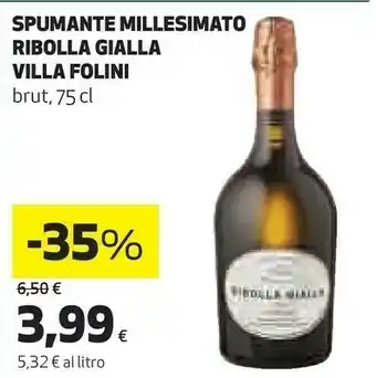 Coop Villa Folini Spumante Millesimato Ribolla Gialla Brut offerta