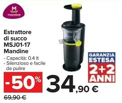 Mandine Piccoli elettrodomestici offerta di Carrefour