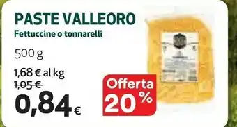 Coop Valleoro Pasta all'uovo offerta