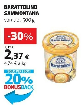 Coop Sammontana Barattolino offerta
