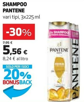 Coop Pantene Shampoo offerta