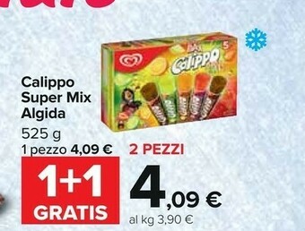 Carrefour Algida Max Calippo Super Mix 525 G(ml) offerta