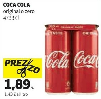 Coop Coca Cola Coca cola zero offerta