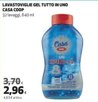 Coop Detersivo lavastoviglie offerta