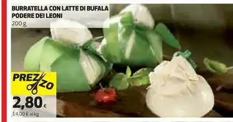 Coop Leoni Mozzarella di bufala offerta