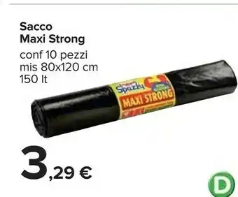 Carrefour Domopak Sacco Maxi Strong offerta