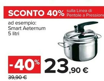 Carrefour Aeternum Pentola a pressione offerta