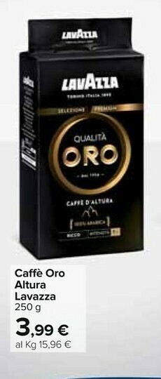 Carrefour Lavazza Caffè offerta