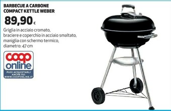 Coop Weber Barbecue a carbonella offerta