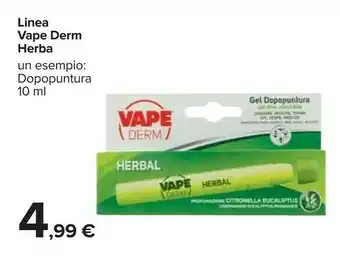 Carrefour Vape Linea Derm Herba Dopopuntura 10 Ml offerta
