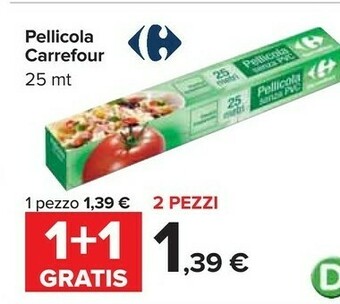 Carrefour Carrefour Pellicola 25 Mt offerta