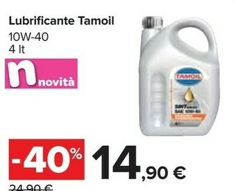 Carrefour Tamoil Lubrificante 10w-40 offerta