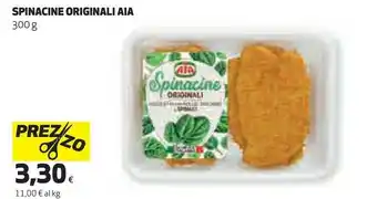 Coop Aia Spinacine Originali 300 G offerta