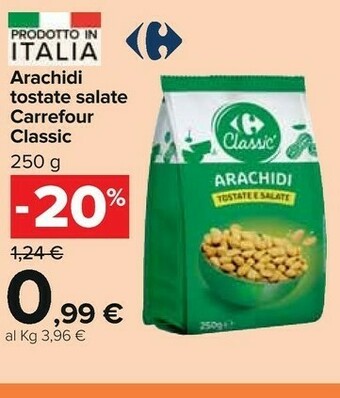 Carrefour Carrefour - Arachidi Tostate Salate 250 G(ml) offerta