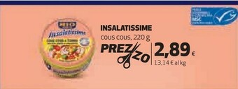 Coop Rio Mare Insalatissime Cous Cous Con Tonno Piselli Ceci E Pomodorini 220 G(ml) offerta