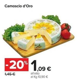 Carrefour Camoscio d'Oro Formaggio offerta