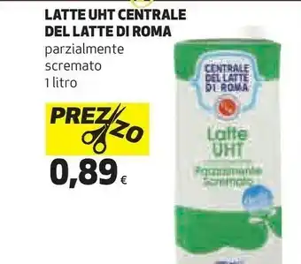 Coop Centrale del latte di roma Latte parzialmente scremato offerta