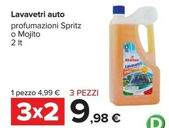 Carrefour Rhütten Lavavetri Profumo Spritz 2L Liquido offerta