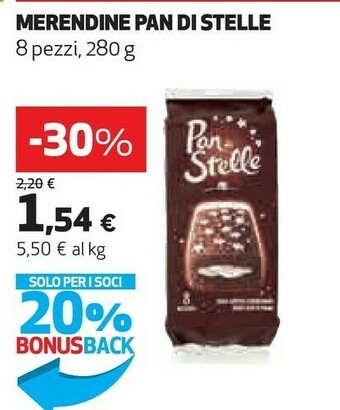 Coop Pan Di Stelle Merendine offerta