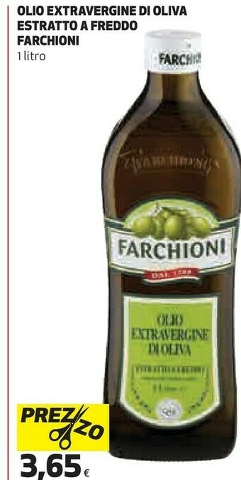 Coop Farchioni Olio Extravergine Di Oliva Estratto A Freddo 1000 G(ml) offerta