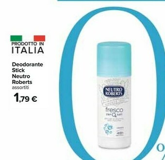 Carrefour Neutro Roberts Deodorante offerta