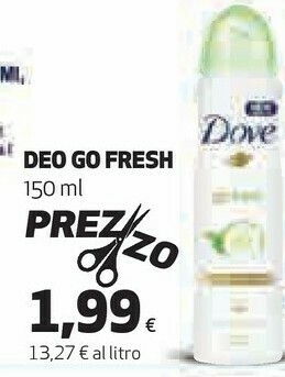 Coop Dove Deodorante offerta