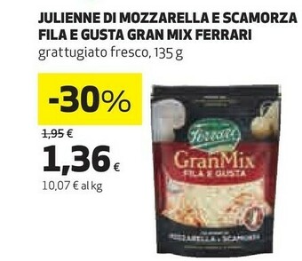 Coop Ferrari Formaggio offerta