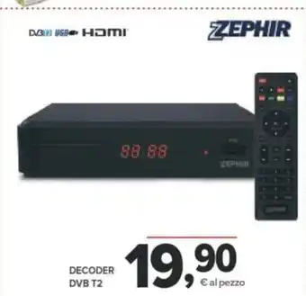 Todis Zephir Decoder DVB T2 offerta