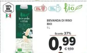 Todis Bio Bevanda Di Riso 1 L offerta